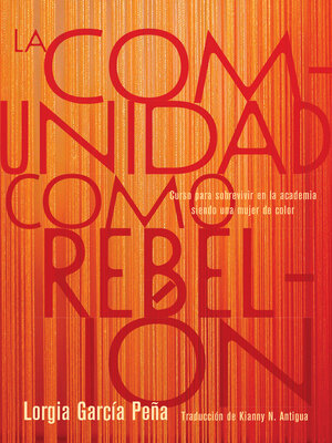 cover image of La comunidad como rebelión